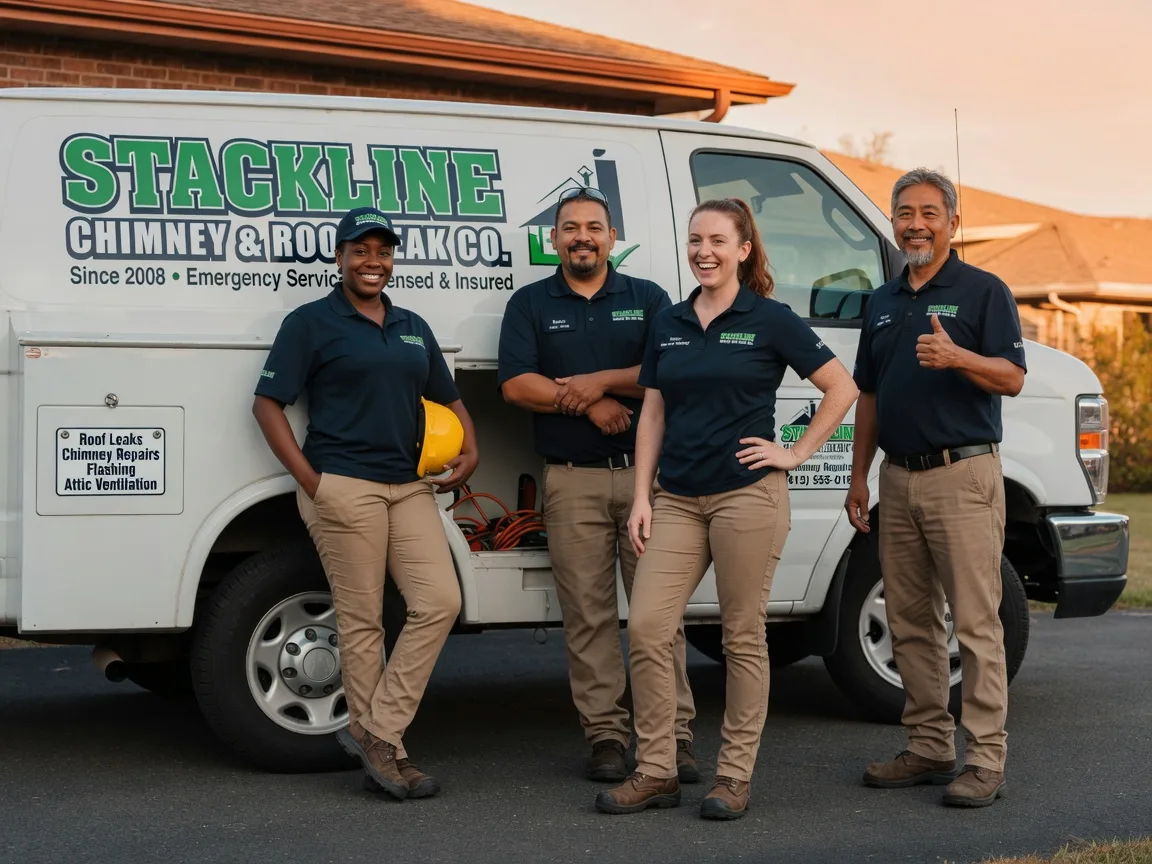Chimney flashing repair company in Albert, OK